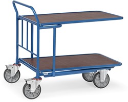 C + C  wagen Laadvlak / cash + carry wagen met duwbeugel en 2 etages