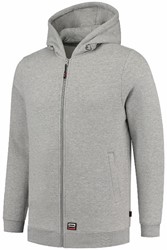 Sweatvest Capuchon 60°C Wasbaar 301014 Greymelange L