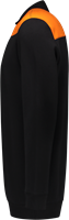Tricorp - Polosweater Bicolor Naden, blackorange, maat XS, unisex-3
