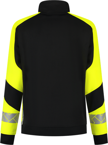 Tricorp - Sweatvest Reflective Redefined Dames-BlackFluoryellow-XS-3