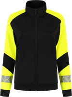 Tricorp - Sweatvest Reflective Redefined Dames-BlackFluoryellow-XS-2