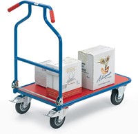 Optiliner blauw/rood Laadvlak 900 x 600 mm 400 kg, ergonomische greep-3