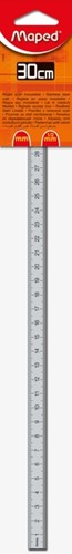 Liniaal Maped metaal 30cm