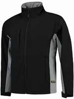 Softshell Bicolor 402002 Black-Grey L