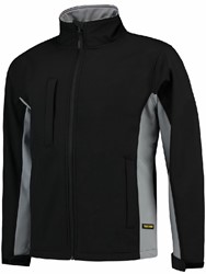 Softshell Bicolor 402002 Black-Grey L