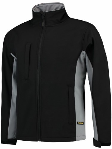 Softshell Bicolor 402002 Black-Grey L