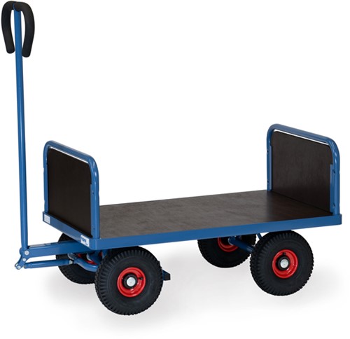 Handtrekwagen met 2 kopwanden - 500 kg
