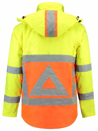Parka Verkeersregelaar 403001 Fluor Orange-Yellow L-3