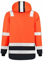 Parka High Vis Bicolor 403020 Fluor Orange-Ink XS-3
