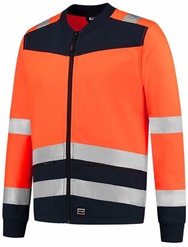 Softshell High Vis Bicolor 403021 Fluor Orange-Ink L