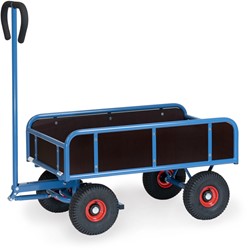 Handtrekwagen met 4 wanden - Tot 400 kg