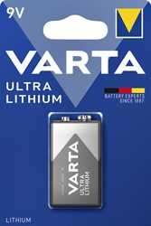 Batterij VARTA Ultra lithium 9Volt
