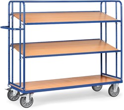 Etagewagen 3 etages - tot 500 kg, 2 losse etages