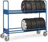 Bandenwagen Laadvlak 1.860 x 618 mm 500 kg, 2 laadvlakken, verstevigde uitvoering-3