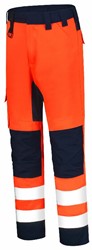 Werkbroek High Vis Bicolor 503011 Fluor Orange-Ink 50