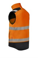 Havep - Bodywarmer High Visibility+, fluo oranje/charcoal, Heren, maat XS-2