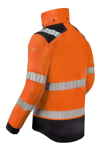 Havep - Parka High Visibility+, fluo oranje/charcoal, Heren, maat XS-2