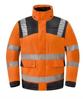 Havep - Parka High Visibility+, fluo oranje/charcoal, Heren, maat XS