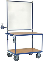 Tafelwagen met infectie bescherming bestaande uit ieder 1x: 5901, 1393-B0500, 1391