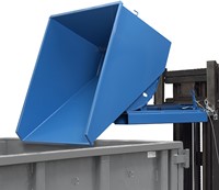 Uitwendige Kantelbak met aftapkraan afm. 1.294 x 731 x 837 mm voor stortgoederen-3