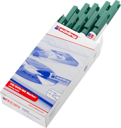 Cd marker edding 8400 rond 0.5-1.0mm groen-1