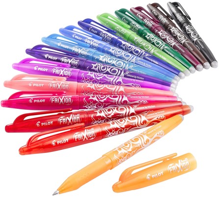 Rollerpen PILOT friXion medium assorti blister à 3 stuks-1