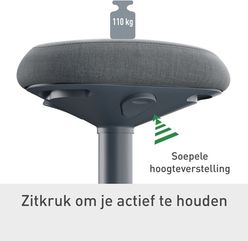 Actieve zitkruk Leitz Ergo met gasveer 47-64cm-8