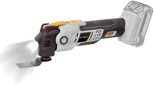 Batavia - 18V anti-vibratie multitool Maxxpack 