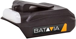 Batavia - 18V USB laadadapter en zaklamp Maxxpack
