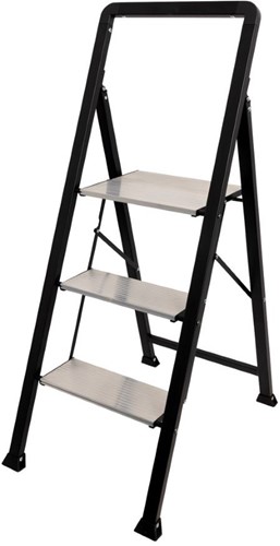 Batavia - Huishoudtrap XS 3 treeds - Extra smal design (4,5 cm ingeklapt)