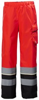 Helly Hansen - Uc-Me Shell Pant Cl2, Heren, maat XS, Hi Vis Rood/Ebbenhout