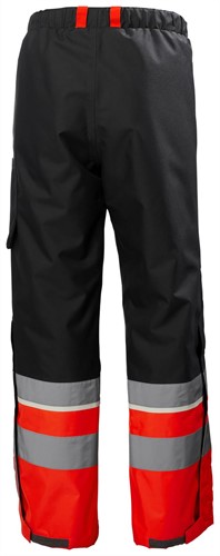 Helly Hansen - Uc-Me Winter Pant Cl1, Heren, maat XS, Hi Vis Rood/Ebbenhout-2