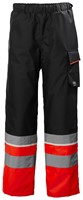 Helly Hansen - Uc-Me Winter Pant Cl1, Heren, maat XS, Hi Vis Rood/Ebbenhout