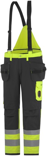 Helly Hansen - Aberdeen Ins Cons Pant Cl 1, Heren, maat C44, En471 Geel/Houtskool