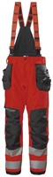 Helly Hansen - Alna 2.0 Shell Cons Pant Cl 2, Heren, maat C44, Rood/Ebbenhout
