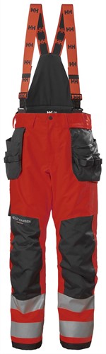 Helly Hansen - Alna 2.0 Shell Cons Pant Cl 2, Heren, maat C44, Rood/Ebbenhout