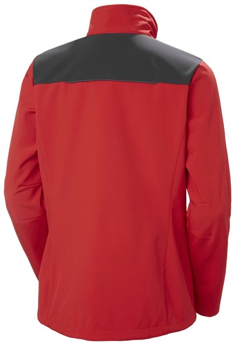 Helly Hansen - W Manchester 2.0 Softs Jacket, Dames, maat XS, Alarmrood/Ebbenhout-2