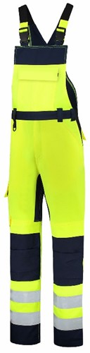 Amerikaanse Overall High Vis Bicolor 753005 Fluor Yellow-Ink 54