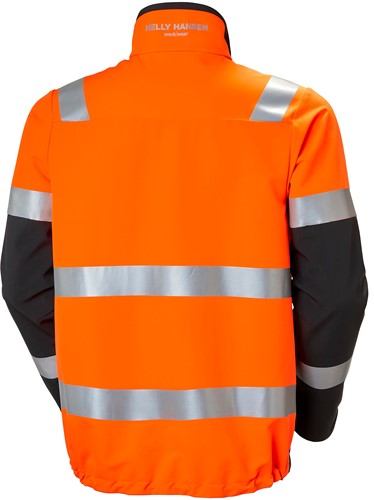 Helly Hansen - Alna 4X Tech Jacket, Heren, maat XS, Oranje/Ebbenhout-2