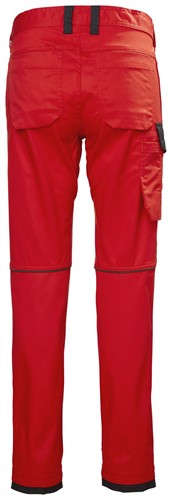 Helly Hansen - W Manchester Pant, Dames, maat C34, Alarmrood/Ebbenhout-2