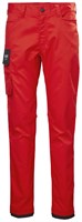 Helly Hansen - W Manchester Pant, Dames, maat C34, Alarmrood/Ebbenhout