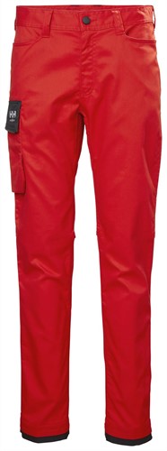 Helly Hansen - W Manchester Pant, Dames, maat C34, Alarmrood/Ebbenhout