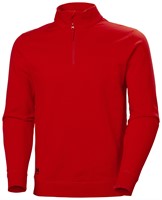 Helly Hansen - Manchester Half Zip Sweatshirt, Heren, maat XS, Alarmrood