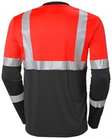 Helly Hansen - Addvis Longsleeve Cl 1, Heren, maat XS, Rood/Ebbenhout-2