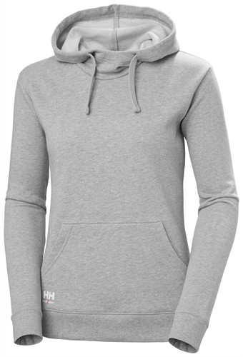 Helly Hansen - W Classic Hoodie, Dames, maat 2XL, Grijs Melange