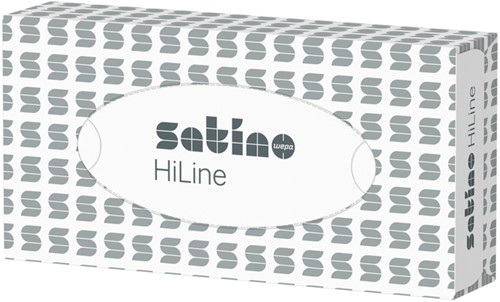 Facial tissues Satino HiLine 2-laags 100 vel wit 206450-3