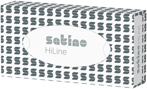 Facial tissues Satino HiLine 2-laags 100 vel wit 206450-1