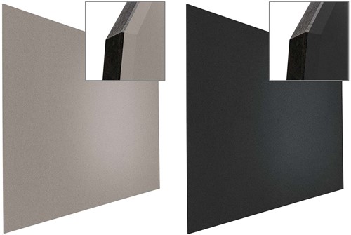 Prikbord bulletin, Float, frameloos, rood, 120x200 cm-2