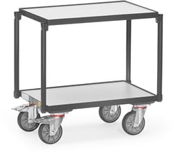 ESD-Eurobakken rolplateau 2 etages met rand Laadvlak 605 x 408 mm tot 250 kg