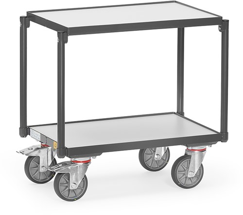 ESD-Eurobakken rolplateau 2 etages met rand Laadvlak 605 x 408 mm tot 250 kg